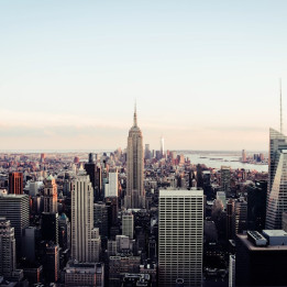 Stampa Skyline New York Sunset